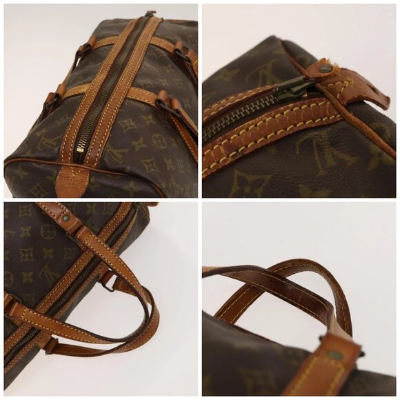 LOUIS VUITTON Monogram Sac Souple 35 Boston Bag M41626 LV Auth 128383 - Picture 16 of 16
